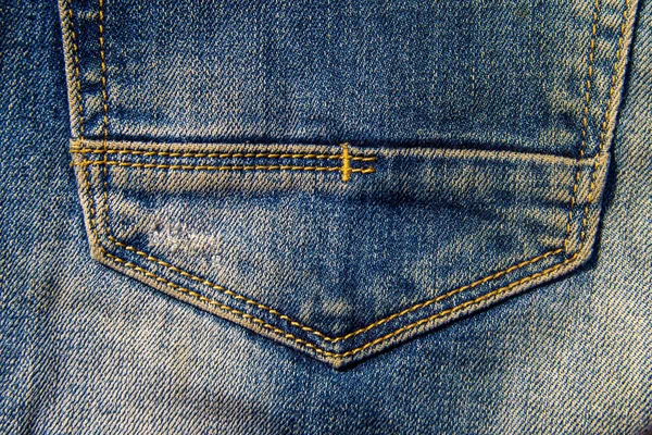 Jeans Fundo Textura Parte Jeans Azul — Fotografia de Stock