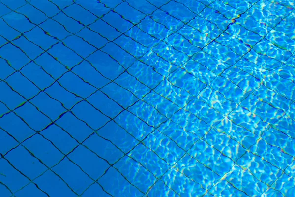 Textura Água Piscina Para Fundo Superfície Piscina Azul — Fotografia de Stock