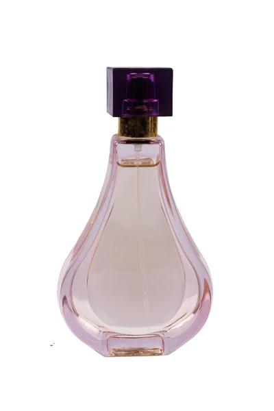 Beyaz Arka Plan Üzerinde Izole Kadın Parfüm — Stok fotoğraf
