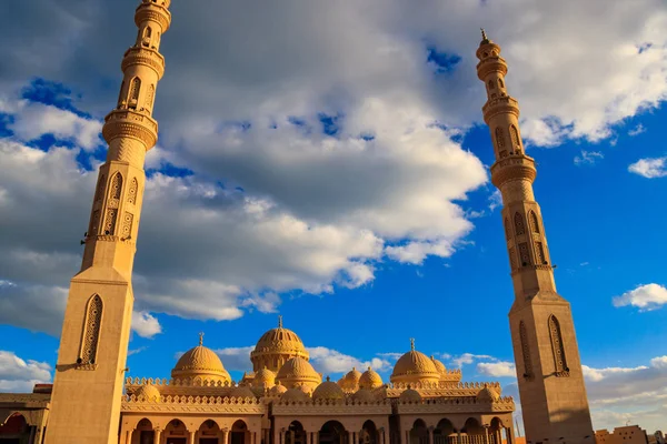 Facade Mina Masjid Mosque Hurghada Egypt — Stock Photo, Image