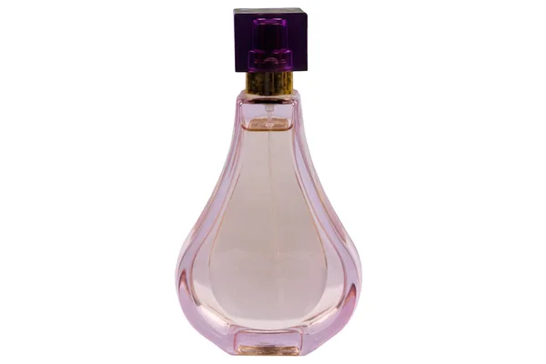 Beyaz arka plan üzerinde izole kadın parfüm — Stok fotoğraf
