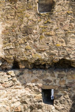 Eski taş kale ya da kale duvarı