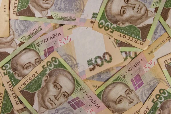 Ουκρανικό νόμισμα. Ιστορικό των 500 τραπεζογραμματίων — Φωτογραφία Αρχείου