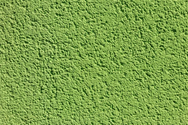 Textura decorativa de yeso verde en la pared — Foto de Stock