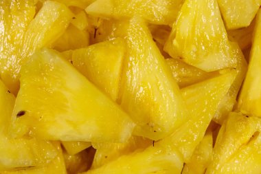 Ananas dilimlerinin arka planı