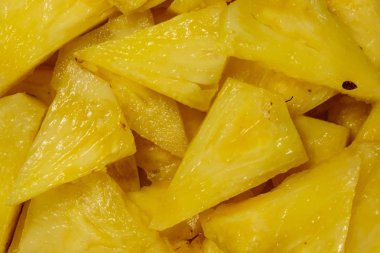 Ananas dilimlerinin arka planı