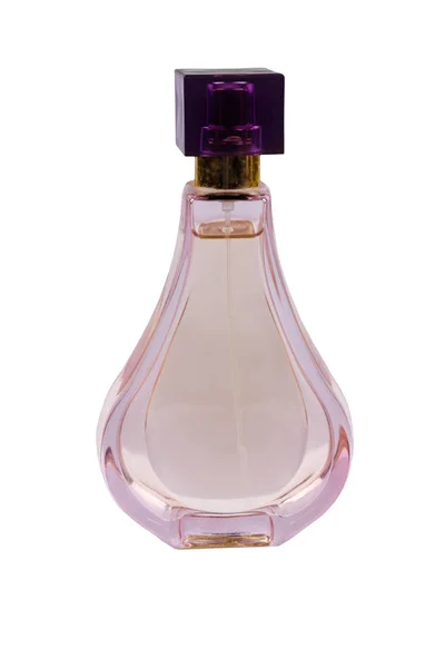 Beyaz arka plan üzerinde izole kadın parfüm — Stok fotoğraf