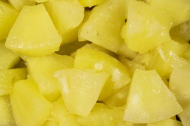 Konserve ananas parçalarının arka planı