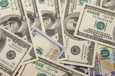 Yüz dolarlık banknotların arka planı