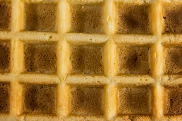 Textur der belgischen Waffel als Hintergrund — Stockfoto