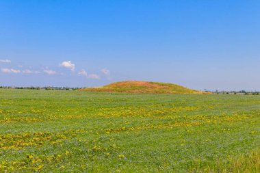 Ukrayna'nın güneyinde bir alanda Scythian mezar höyük
