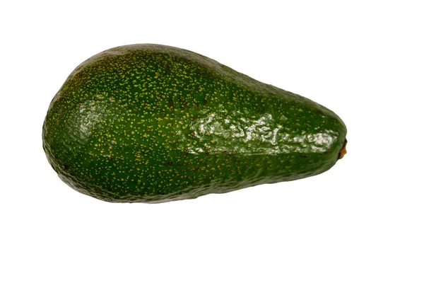 Ganze Avocado isoliert auf weißem Hintergrund — Stockfoto