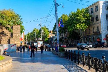 Tiflis Shota Rustaveli Merkez bulvarı, Gürcistan
