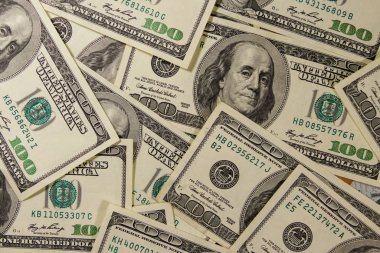 Yüz dolarlık banknotların arka planı