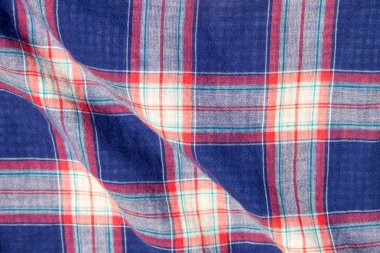 Kareli kumaş desenli. Geleneksel İskoç modeli. Kumaş arkaplan