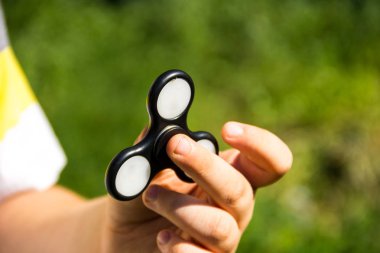 Çocuk oyuncak açık rahatlatma topluca spinner stres ile oynamak