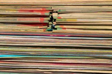 Arka plan için eski günlüklerini yığını