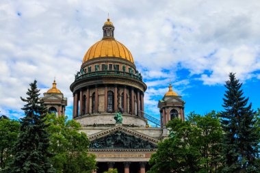 St. Petersburg, Rusya 'daki Saint Isaac Katedrali veya Isaakievskiy Sobor