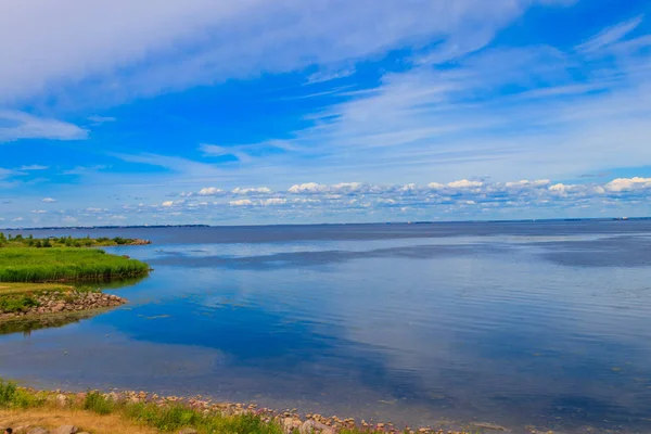 Vista del Golfo de Finlandia cerca de San Petersburgo, Rusia —  Fotos de Stock