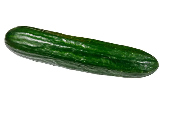 Fresh cucumber isolated on white background — Stock Photo, Image