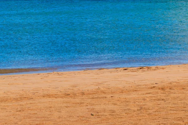 Sandy beach of the Red sea in Hurghada, Egypt — Stock Photo, Image