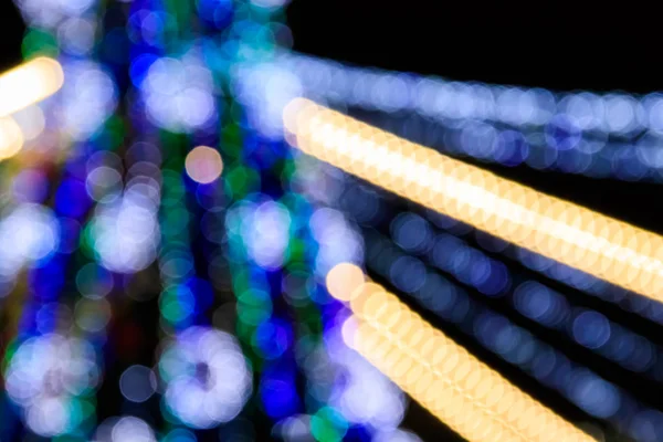 Sfondo natalizio. Natale festivo sfondo astratto con bokeh luci sfocate — Foto Stock