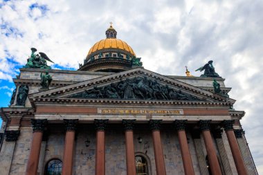 St. Petersburg, Rusya 'daki Saint Isaac Katedrali veya Isaakievskiy Sobor