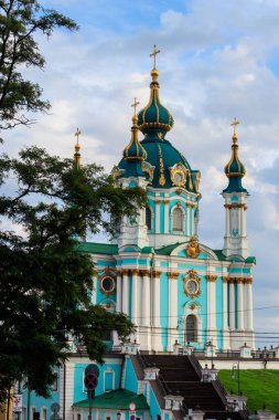 Ukrayna, Kyiv 'deki Aziz Andrew Ortodoks Kilisesi