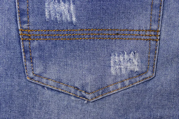 Джинсы текстура фона. Часть синих джинсов — стоковое фото