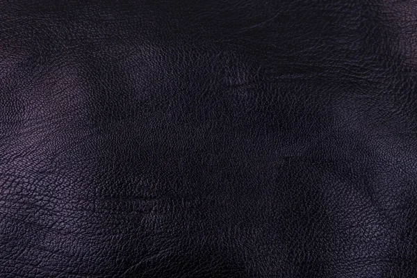 Textura de couro preto para fundo — Fotografia de Stock