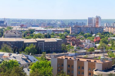 Ukrayna 'daki Kharkiv şehrinin hava görüntüsü