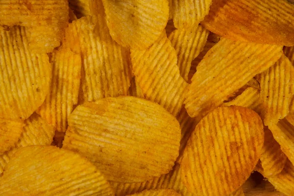 Batatas fritas fundo — Fotografia de Stock