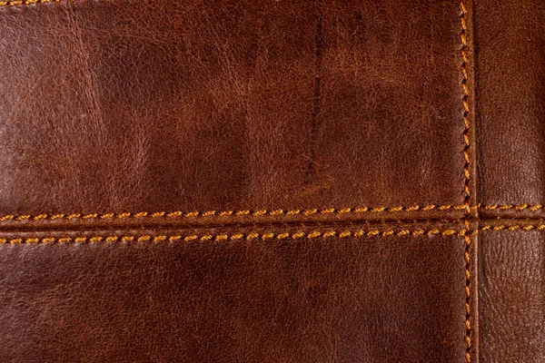 茶色の革のテクスチャの背景 ロイヤリティフリーのストック画像
