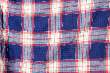 Kareli kumaş desenli. Geleneksel İskoç modeli. Kumaş arkaplan