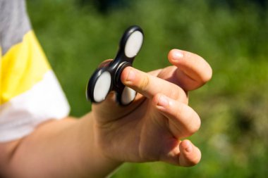 Çocuk oyuncak açık rahatlatma topluca spinner stres ile oynamak