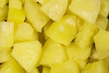 Konserve ananas parçalarının arka planı