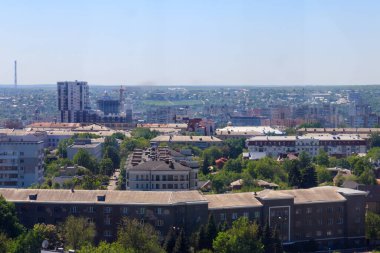 Ukrayna 'daki Kharkiv şehrinin hava görüntüsü