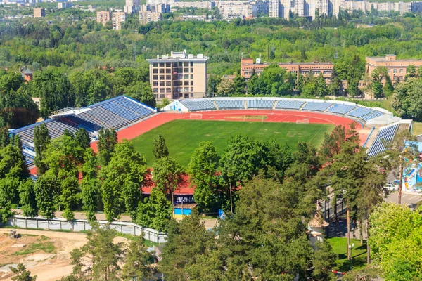 Luchtfoto Van Het Dynamo Stadion Kharkiv Oekraïne — Stockfoto