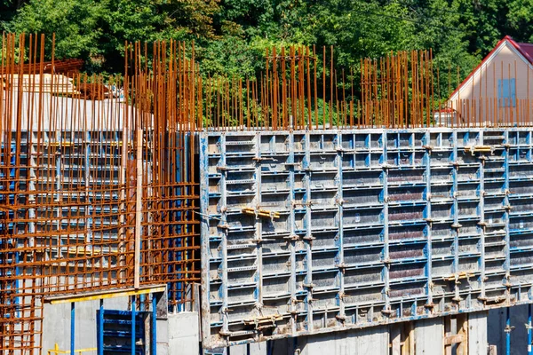 Estruturas Aço Edifício Construção — Fotografia de Stock