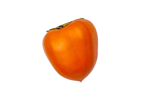 白地に隔離された柿の実 — ストック写真