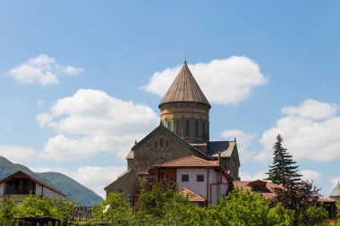 Mtskheta, Gürcistan 'daki Svetitskhoveli Ortodoks Katedrali (UNESCO Dünya Mirası sahası)