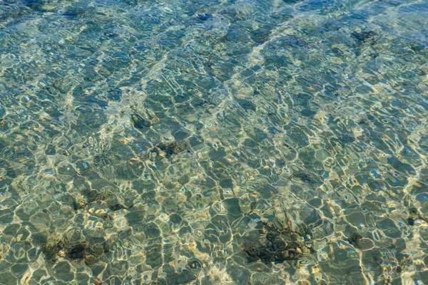 Fundo Textura Água Azul Superfície Mar — Fotografia de Stock