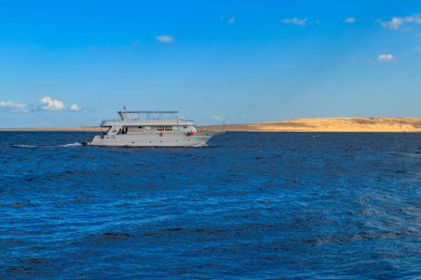 Beyaz yat Kızıl Deniz 'de, Mısır' da