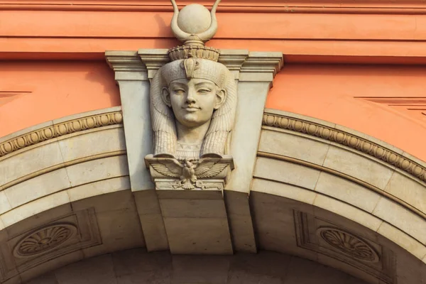 Барельеф Фасаде Здания Музея Египетских Древностей Каире — стоковое фото