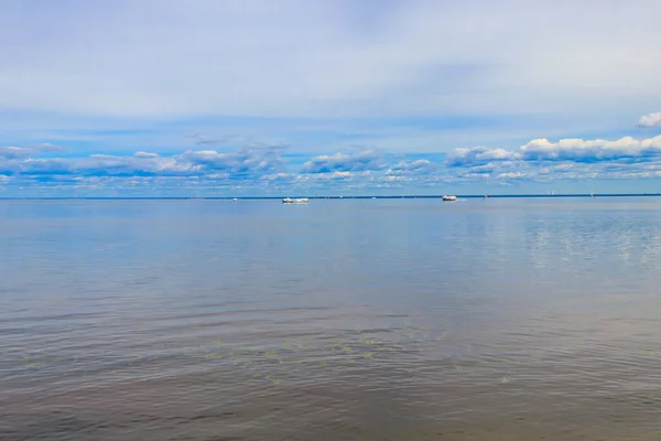 Barcos Hidroplanos Navegando Por Golfo Finlandia Cerca San Petersburgo Rusia —  Fotos de Stock