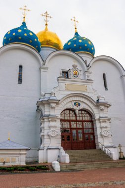 Sergiev Posad, Rusya 'daki St. Sergius Trinity Lavra Katedrali