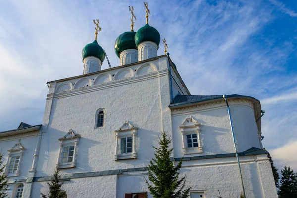 Katedra Zwiastowania Klasztoru Nikickiego Peresławskim Zaleskim Rosja Złoty Pierścień Rosji — Zdjęcie stockowe