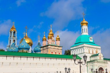 Sergiev Posad, Rusya 'daki St. Sergius Trinity Lavra manzarası