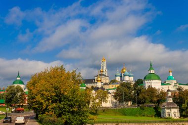 Sergiev Posad, Rusya 'daki St. Sergius Trinity Lavra manzarası