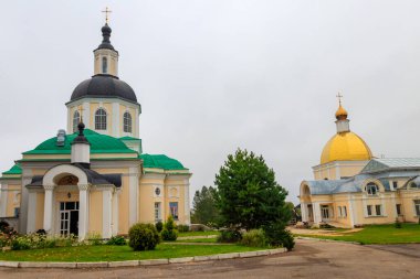 Klykovo köyündeki Kurtarıcı Mucizevi Manastırı, Kaluga oblast, Rusya